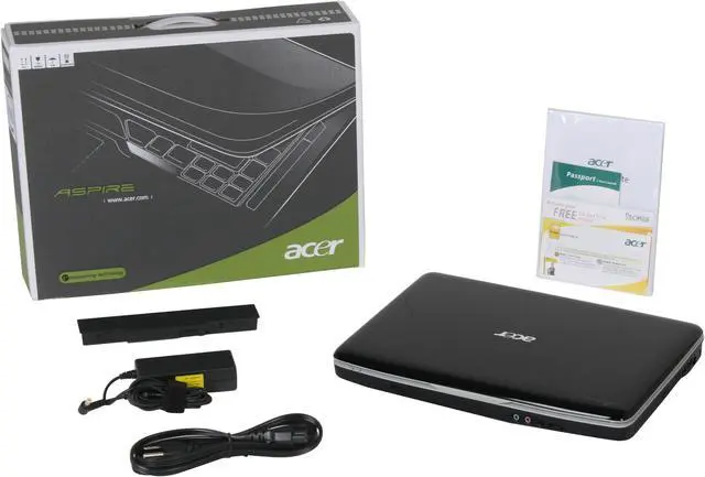 Alt view image 14 of 14 - Acer Laptop Aspire Intel Pentium T2330 1GB Memory 160GB HDD Intel GMA X3100 14.1" Windows Vista Home Premium AS4720-4721