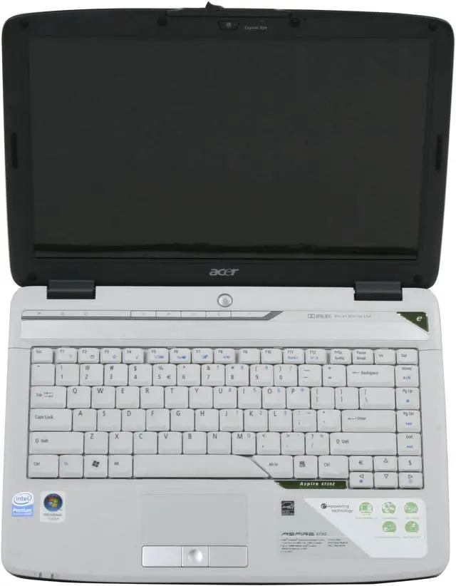 Alt view image 13 of 14 - Acer Laptop Aspire Intel Pentium T2330 2GB Memory 120GB HDD Intel GMA X3100 14.1" Windows Vista Home Premium AS4720-4199