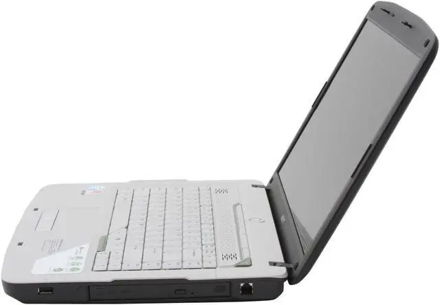Alt view image 2 of 14 - Acer Laptop Aspire Intel Celeron 550 1GB Memory 120GB HDD Intel GMA X3100 15.4" Windows Vista Home Basic AS5315-2808
