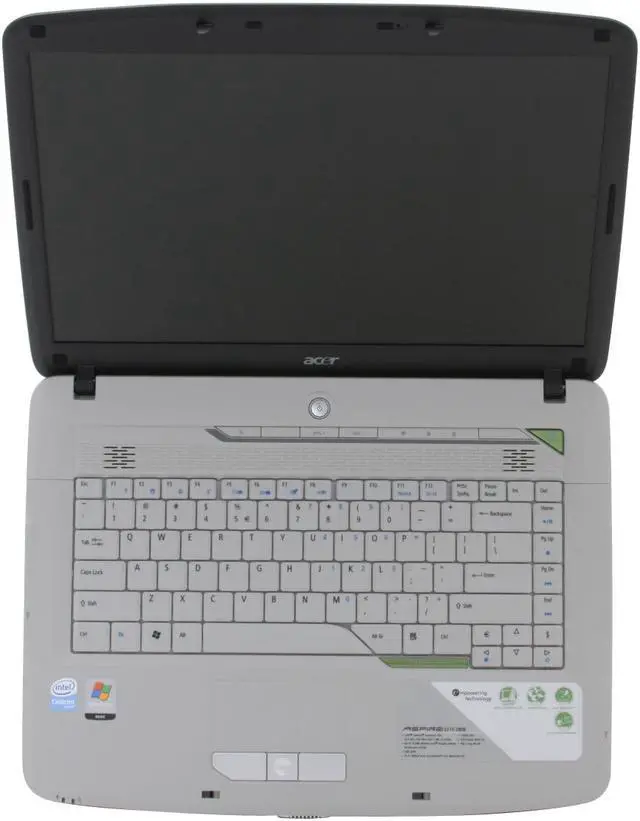 Alt view image 13 of 14 - Acer Laptop Aspire Intel Celeron 550 1GB Memory 120GB HDD Intel GMA X3100 15.4" Windows Vista Home Basic AS5315-2808