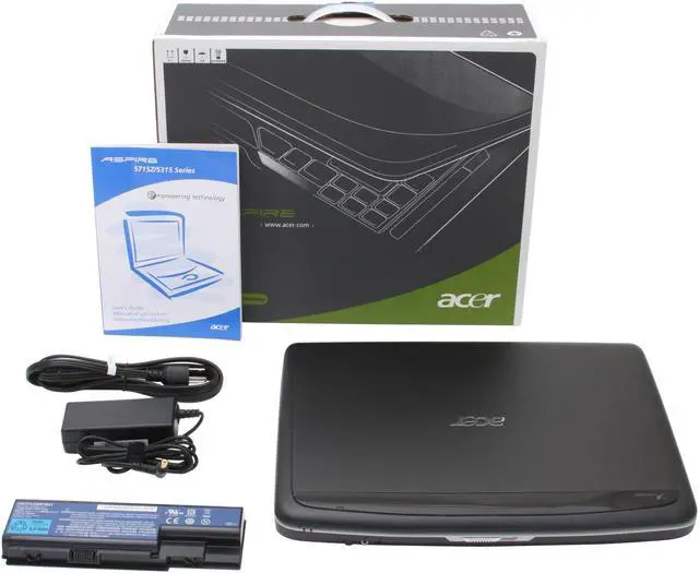 Alt view image 14 of 14 - Acer Laptop Aspire Intel Celeron 550 1GB Memory 120GB HDD Intel GMA X3100 15.4" Windows Vista Home Basic AS5315-2808