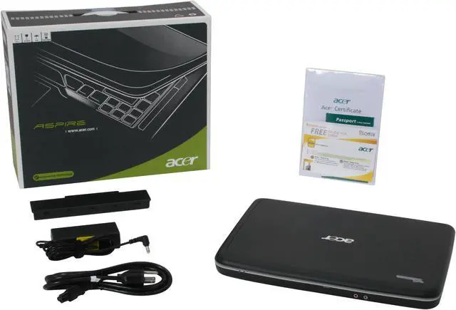 Alt view image 14 of 14 - Acer Laptop Aspire Intel Pentium T2370 2GB Memory 160GB HDD Intel GMA X3100 14.1" Windows Vista Home Premium AS4715-4053