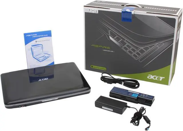 Alt view image 14 of 15 - Acer Laptop Aspire Intel Core 2 Duo T5550 3GB Memory 250GB HDD NVIDIA GeForce 8600M GT 17.0" Windows Vista Home Premium AS7720-6381