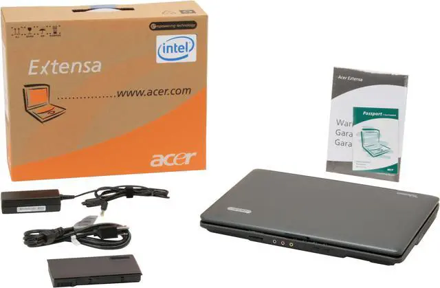 Alt view image 14 of 14 - Acer Laptop Extensa Intel Pentium T2370 1GB Memory 120GB HDD Intel GMA X3100 15.4" Windows Vista Home Premium EX5620-4025