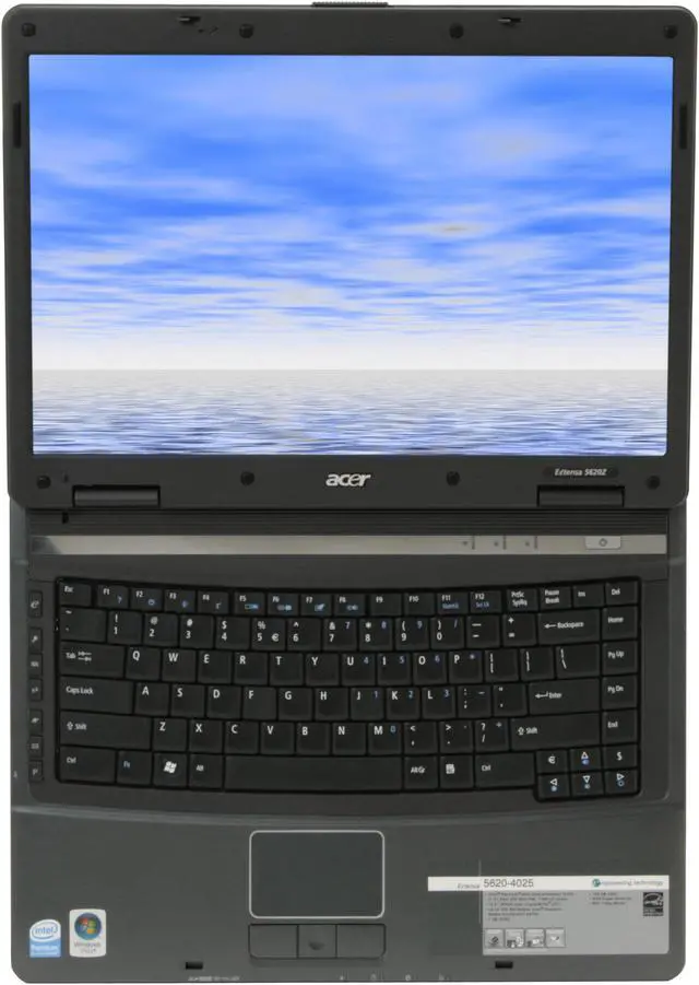 Alt view image 13 of 14 - Acer Laptop Extensa Intel Pentium T2370 1GB Memory 120GB HDD Intel GMA X3100 15.4" Windows Vista Home Premium EX5620-4025