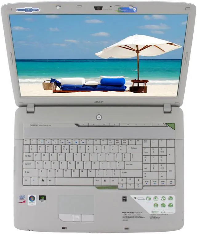 Alt view image 13 of 16 - Acer Laptop Aspire Intel Core 2 Duo T5750 2GB Memory 250GB HDD NVIDIA GeForce 8400M GS 17.0" Windows Vista Home Premium AS7720-6536