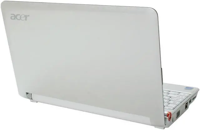 Alt view image 5 of 16 - Acer Aspire One AOA110-1295 Seashell White Intel Atom N270(1.60 GHz) 8.9" WSVGA 512MB Memory 8GB SSD Netbook
