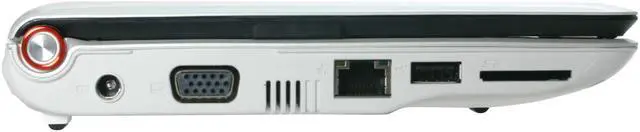 Alt view image 11 of 16 - Acer Aspire One AOA110-1295 Seashell White Intel Atom N270(1.60 GHz) 8.9" WSVGA 512MB Memory 8GB SSD Netbook