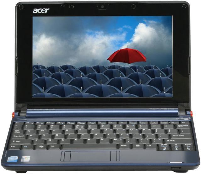 Alt view image 8 of 17 - Acer Aspire One AOA150-1570 Sapphire Blue Intel Atom N270(1.60 GHz) 8.9" WSVGA 1GB Memory 120GB HDD Netbook