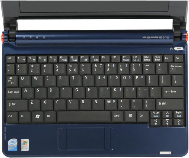 Alt view image 10 of 17 - Acer Aspire One AOA150-1570 Sapphire Blue Intel Atom N270(1.60 GHz) 8.9" WSVGA 1GB Memory 120GB HDD Netbook