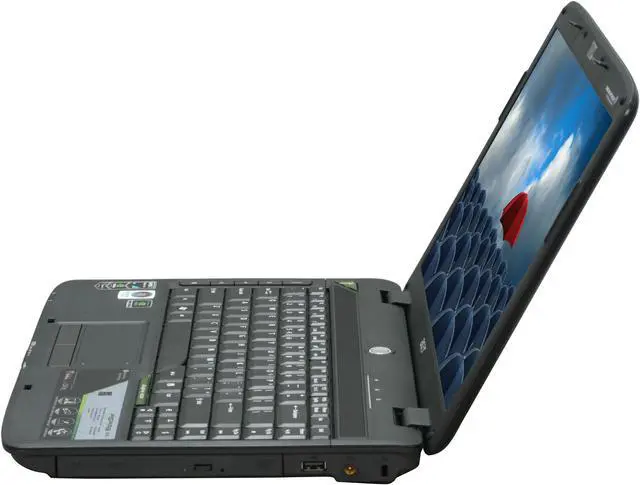 Alt view image 2 of 16 - Acer Laptop Aspire AMD Athlon 64 X2 QL-60 2GB Memory 160GB HDD NVIDIA GeForce 9100M G 14.1" Windows Vista Home Premium AS4530-5627