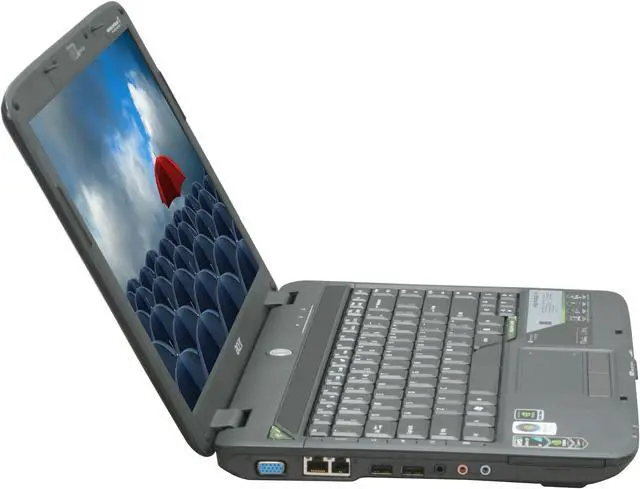 Alt view image 6 of 16 - Acer Laptop Aspire AMD Athlon 64 X2 QL-60 2GB Memory 160GB HDD NVIDIA GeForce 9100M G 14.1" Windows Vista Home Premium AS4530-5627