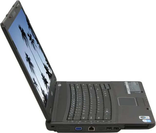 Alt view image 6 of 17 - Acer Laptop Extensa Intel Pentium T3200 3GB Memory 160GB HDD Intel GMA 4500M 15.4" Windows Vista Home Premium EX5630-4239