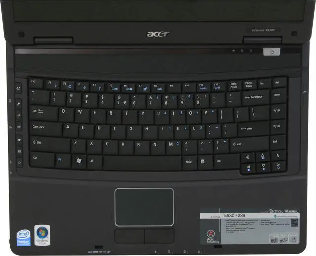 Alt view image 10 of 17 - Acer Laptop Extensa Intel Pentium T3200 3GB Memory 160GB HDD Intel GMA 4500M 15.4" Windows Vista Home Premium EX5630-4239