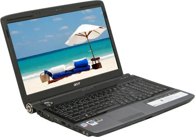 Alt view image 7 of 17 - Acer Laptop Aspire Intel Core 2 Duo T5800 4GB Memory 320GB HDD NVIDIA GeForce 9600M GS 16.0" Windows Vista Home Premium 64-bit AS6930-6560