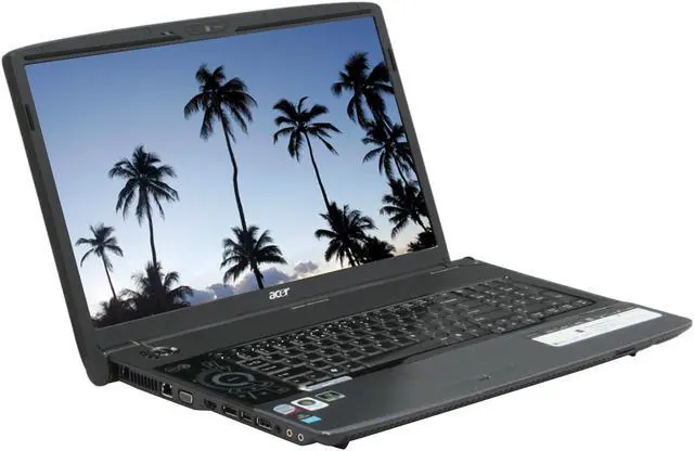 Alt view image 5 of 15 - Acer Laptop Aspire Intel Core 2 Duo P8400 4GB Memory 320GB HDD NVIDIA GeForce 9600M GT 18.4" Windows Vista Home Premium 64-bit AS8930-6306