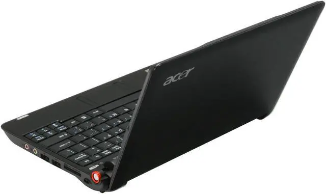 Alt view image 3 of 17 - Acer Aspire One AOA150-1029 Onyx Black Intel Atom N270(1.60 GHz) 8.9" WSVGA 1GB Memory 120GB HDD Netbook