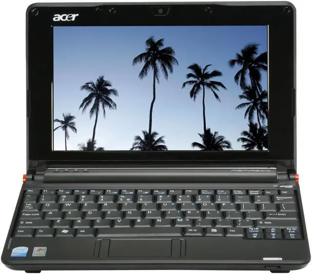 Alt view image 8 of 17 - Acer Aspire One AOA150-1029 Onyx Black Intel Atom N270(1.60 GHz) 8.9" WSVGA 1GB Memory 120GB HDD Netbook