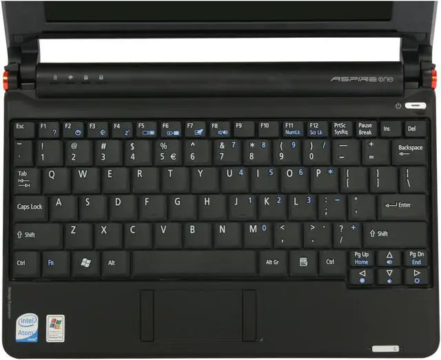 Alt view image 10 of 17 - Acer Aspire One AOA150-1029 Onyx Black Intel Atom N270(1.60 GHz) 8.9" WSVGA 1GB Memory 120GB HDD Netbook