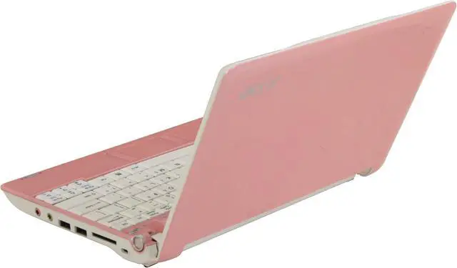 Alt view image 3 of 17 - Acer Aspire One AOA150-1178 Pink Intel Atom N270(1.60 GHz) 8.9" WSVGA 1GB Memory 120GB HDD Netbook