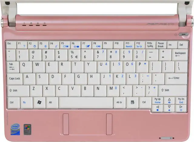 Alt view image 10 of 17 - Acer Aspire One AOA150-1178 Pink Intel Atom N270(1.60 GHz) 8.9" WSVGA 1GB Memory 120GB HDD Netbook