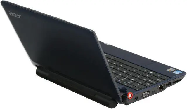 Alt view image 5 of 17 - Acer Aspire One AOA150-1447 Sapphire Blue Intel Atom N270(1.60 GHz) 8.9" WSVGA 1GB Memory 160GB HDD Netbook