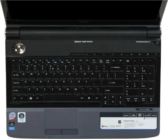 Alt view image 10 of 17 - Acer Aspire AS6930-6771 Intel Core 2 Duo P7350(2.00GHz) 16" 3GB Memory 320GB HDD DVD Super Multi Intel GMA 4500MHD Notebook with WiMax