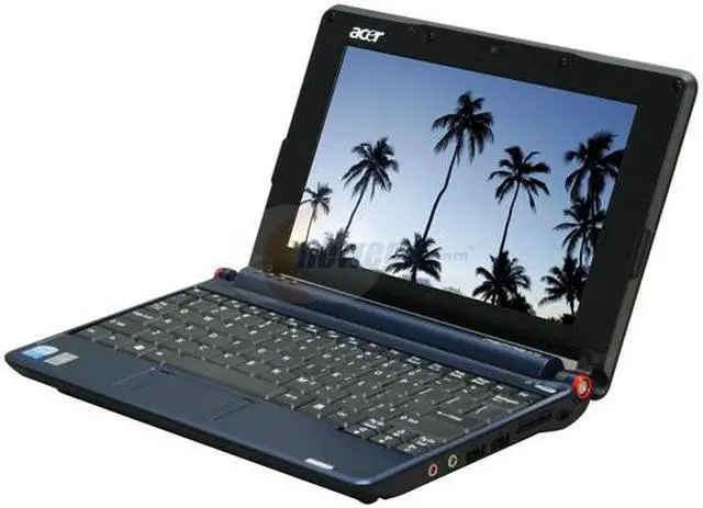 Main image of Acer Aspire One AOA150-1329 Blue Intel Atom N270(1.60 GHz) 8.9" WSVGA 1GB Memory 120GB HDD Netbook