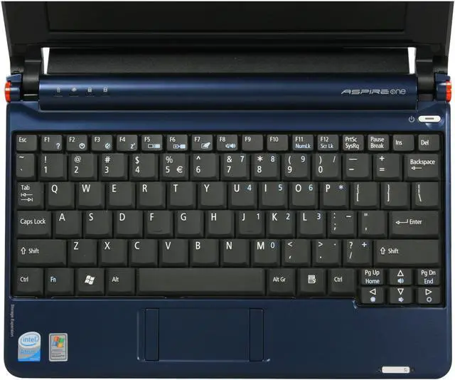 Alt view image 10 of 17 - Acer Aspire One AOA150-1329 Blue Intel Atom N270(1.60 GHz) 8.9" WSVGA 1GB Memory 120GB HDD Netbook