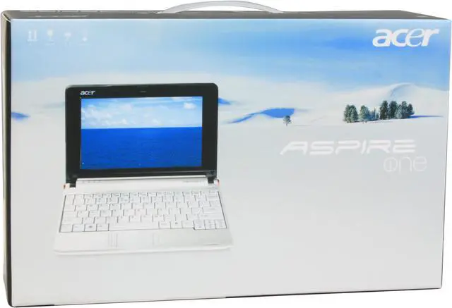 Alt view image 17 of 17 - Acer Aspire One AOA150-1316 White Intel Atom N270(1.60 GHz) 8.9" WSVGA 1GB Memory 120GB HDD Netbook