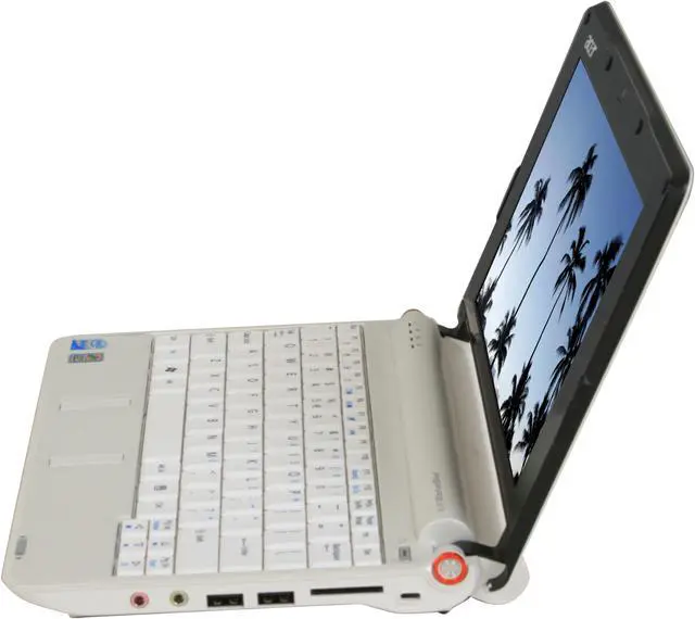 Alt view image 2 of 17 - Acer Aspire One AOA150-1316 White Intel Atom N270(1.60 GHz) 8.9" WSVGA 1GB Memory 120GB HDD Netbook