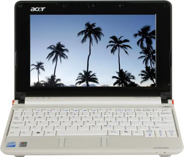 Alt view image 8 of 17 - Acer Aspire One AOA150-1316 White Intel Atom N270(1.60 GHz) 8.9" WSVGA 1GB Memory 120GB HDD Netbook