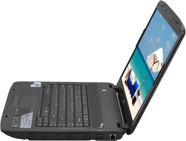 Alt view image 2 of 18 - Acer Laptop Aspire Intel Pentium T3200 4GB Memory 320GB HDD Intel GMA 4500M 15.4" Windows Vista Home Premium AS5730-4163