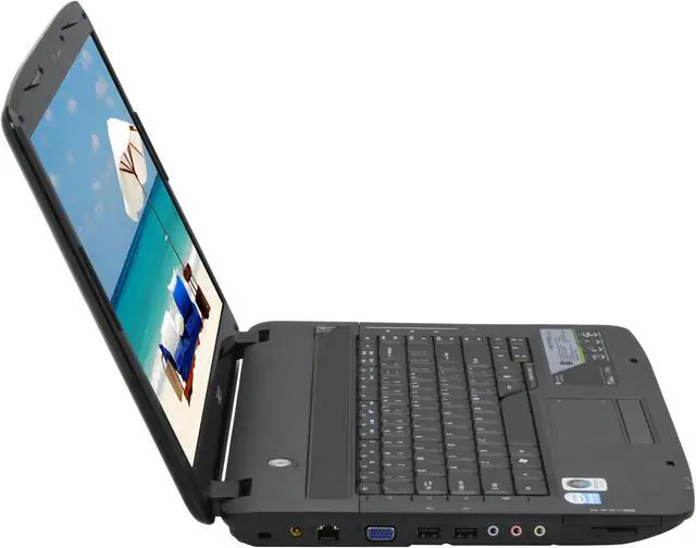 Alt view image 6 of 18 - Acer Laptop Aspire Intel Pentium T3200 4GB Memory 320GB HDD Intel GMA 4500M 15.4" Windows Vista Home Premium AS5730-4163