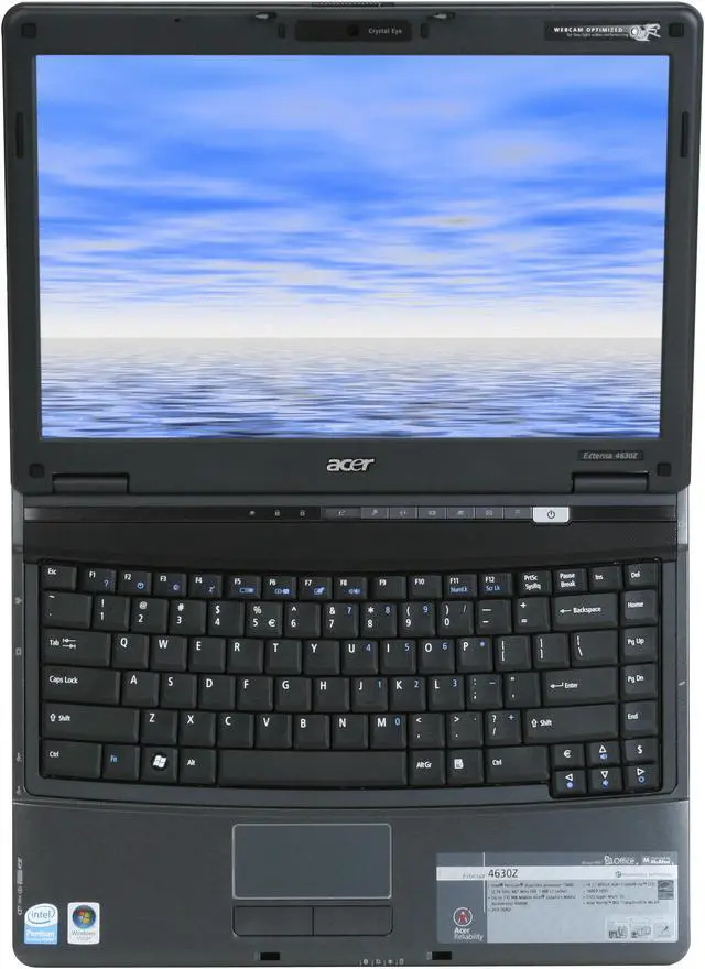Alt view image 7 of 12 - Acer Laptop Extensa Intel Pentium T3400 2GB Memory 160GB HDD Intel GMA 4500M 14.1" Windows Vista Home Premium EX4630-4922
