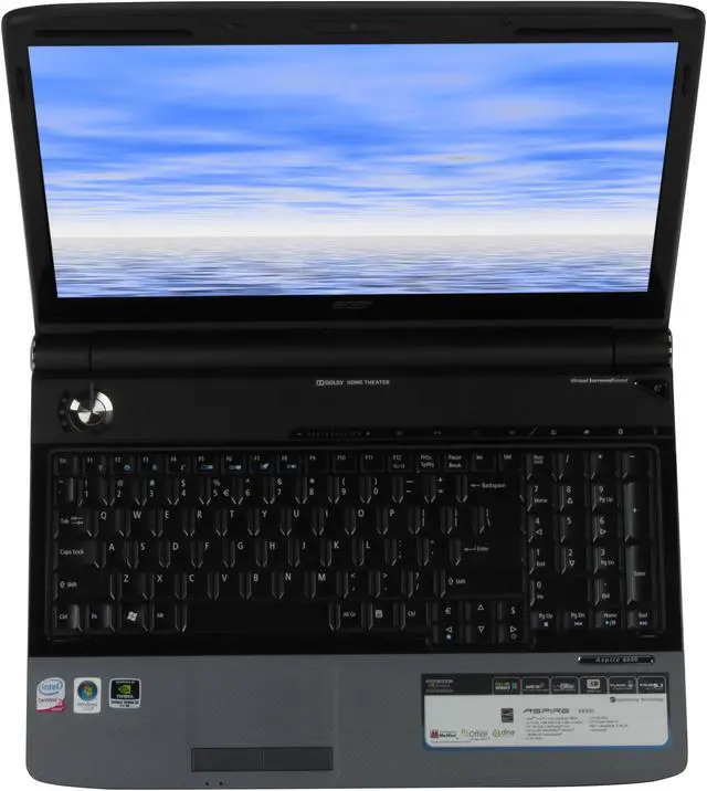 Alt view image 11 of 12 - Acer Laptop Aspire Intel Core 2 Duo P8600 4GB Memory 320GB HDD NVIDIA GeForce 9600M GS 16.0" Windows Vista Home Premium 64-bit AS6930-6073