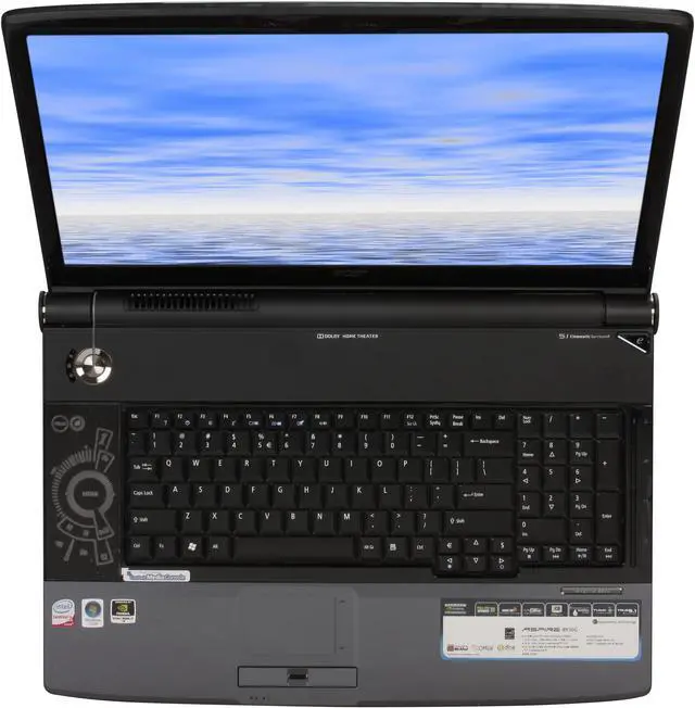 Alt view image 7 of 12 - Acer Laptop Aspire Intel Core 2 Duo T9400 4GB Memory 320GB HDD NVIDIA GeForce 9600M GT 18.4" Windows Vista Home Premium 64-bit AS8930-6386