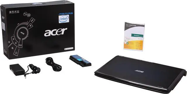Alt view image 12 of 12 - Acer Laptop Aspire Intel Core 2 Duo T9400 4GB Memory 320GB HDD NVIDIA GeForce 9600M GT 18.4" Windows Vista Home Premium 64-bit AS8930-6386