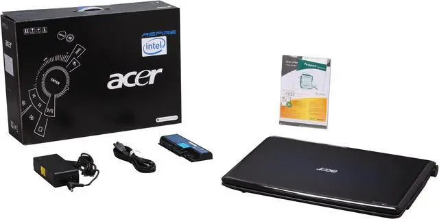 Alt view image 12 of 12 - Acer Laptop Aspire Intel Core 2 Quad Q9000 4GB Memory 500GB HDD NVIDIA GeForce 9700M GT 18.4" Windows Vista Home Premium 64-bit AS8930-7665