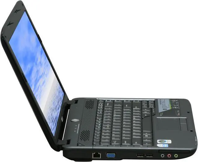 Alt view image 4 of 12 - Acer Laptop Aspire Intel Pentium T3200 2GB Memory 160GB HDD Intel GMA 4500M 14.1" Windows Vista Home Premium AS4730-4857