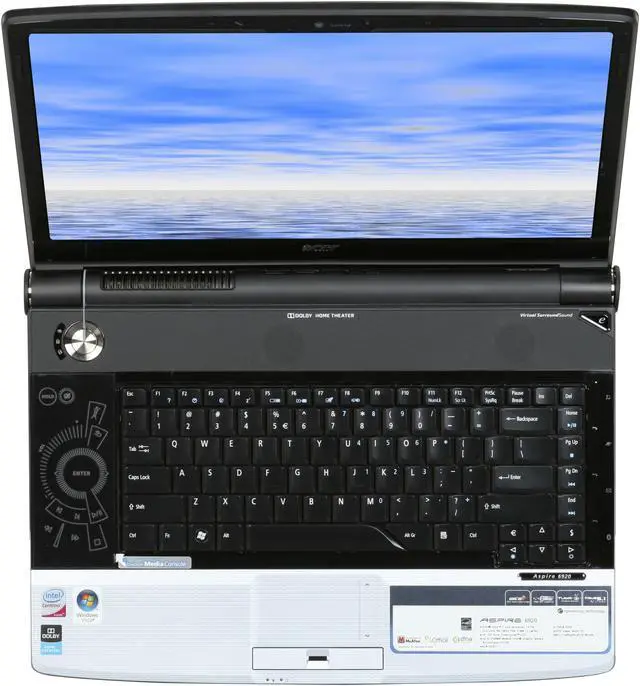 Alt view image 7 of 12 - Acer Laptop Aspire Intel Core 2 Duo T5750 4GB Memory 250GB HDD Intel GMA X3100 16.0" Windows Vista Home Premium 64-bit AS6920-6508