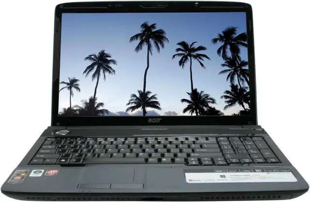 Alt view image 8 of 18 - Acer Laptop Aspire AMD Turion X2 Ultra ZM-82 4GB Memory 320GB HDD ATI Mobility Radeon HD 3650 16.0" Windows Vista Home Premium 64-bit AS6530-5753