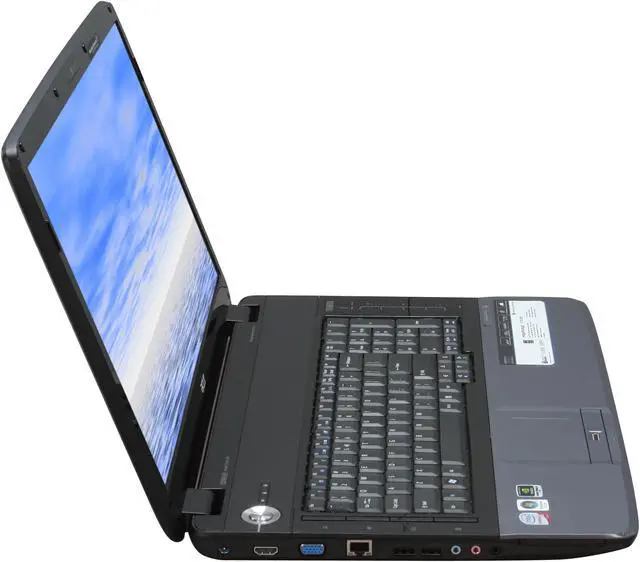 Alt view image 4 of 12 - Acer Laptop Aspire Intel Core 2 Duo P8600 4GB Memory 320GB HDD NVIDIA GeForce 9600M GT 18.4" Windows Vista Home Premium 64-bit AS8730-6951