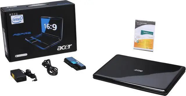 Alt view image 12 of 12 - Acer Laptop Aspire Intel Core 2 Duo P8600 4GB Memory 320GB HDD NVIDIA GeForce 9600M GT 18.4" Windows Vista Home Premium 64-bit AS8730-6951