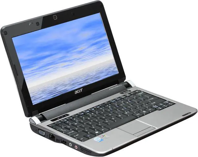 Alt view image 5 of 12 - Acer Aspire One AOD150-1577 Black Intel Atom N270(1.60 GHz) 10.1" WSVGA 1GB Memory 160GB HDD Netbook
