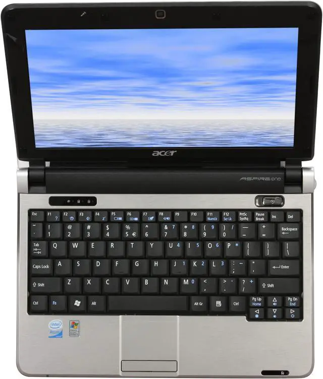 Alt view image 7 of 12 - Acer Aspire One AOD150-1577 Black Intel Atom N270(1.60 GHz) 10.1" WSVGA 1GB Memory 160GB HDD Netbook