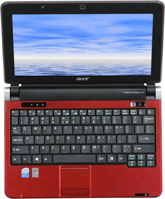 Alt view image 7 of 12 - Acer Aspire One AOD150-1920 Red Intel Atom N270(1.60 GHz) 10.1" WSVGA 1GB Memory 160GB HDD Netbook