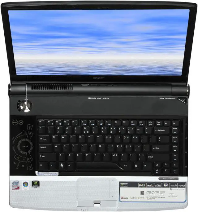 Alt view image 6 of 8 - Acer Laptop Aspire Intel Core 2 Duo T5900 4GB Memory 320GB HDD NVIDIA GeForce 9500M GS 16.0" Windows Vista Home Premium 64-bit AS6920-6898