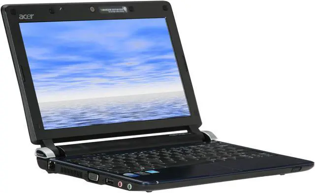 Alt view image 5 of 9 - Acer Aspire One AOD250-1580 Blue Intel Atom N270(1.60 GHz) 10.1" WSVGA 1GB Memory 160GB HDD Netbook