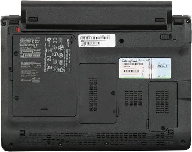 Alt view image 8 of 9 - Acer Aspire One AOD250-1580 Blue Intel Atom N270(1.60 GHz) 10.1" WSVGA 1GB Memory 160GB HDD Netbook